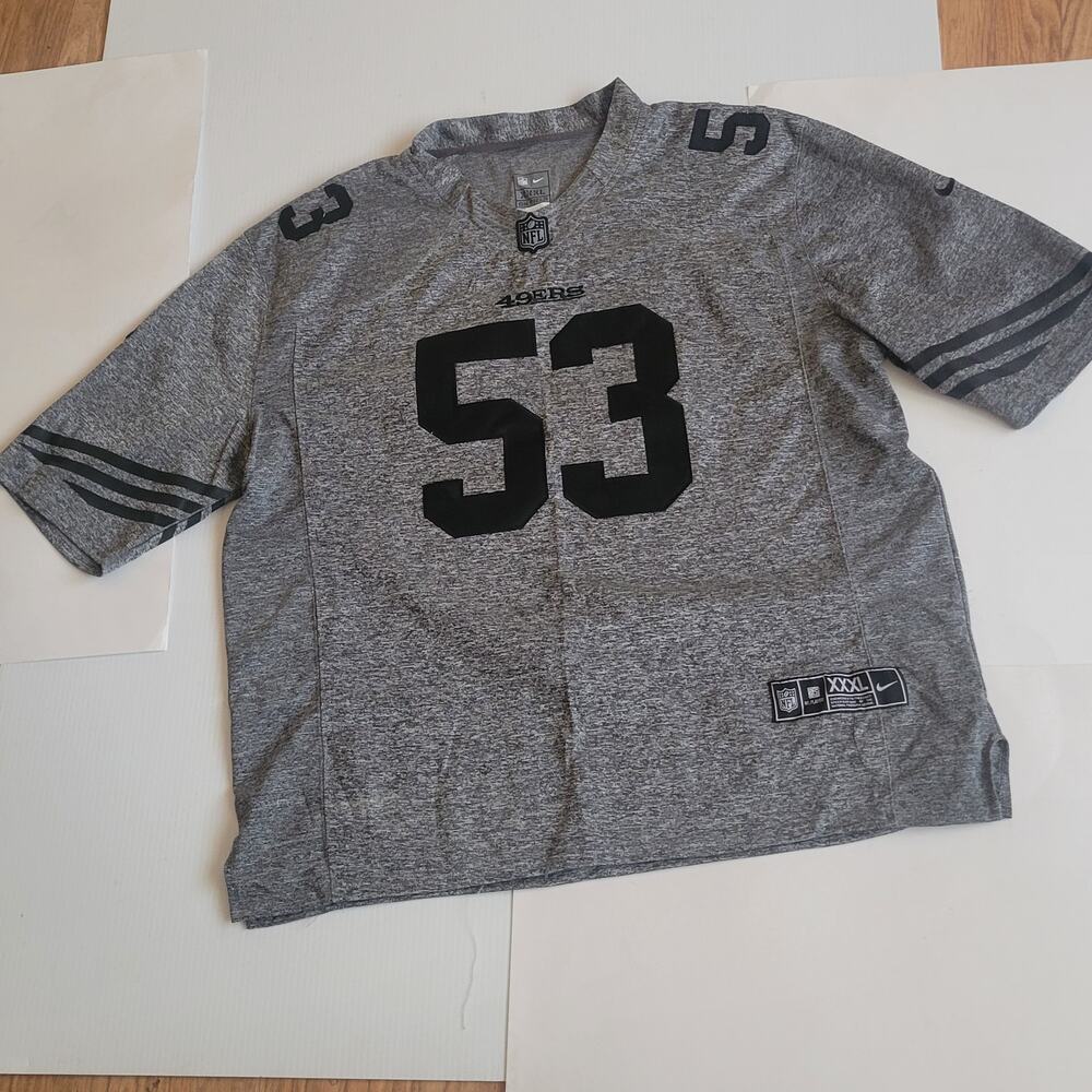 Nike SF 49ers NaVorro Bowman #53 NFL Jersey On Field Men's Size XXXL Sewn